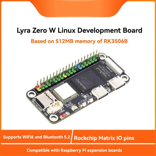 For Zero W RK3506B Linux Development Board Support 2.4GHz Wi-Fi6/Bluetooth 5.2 for Size 2