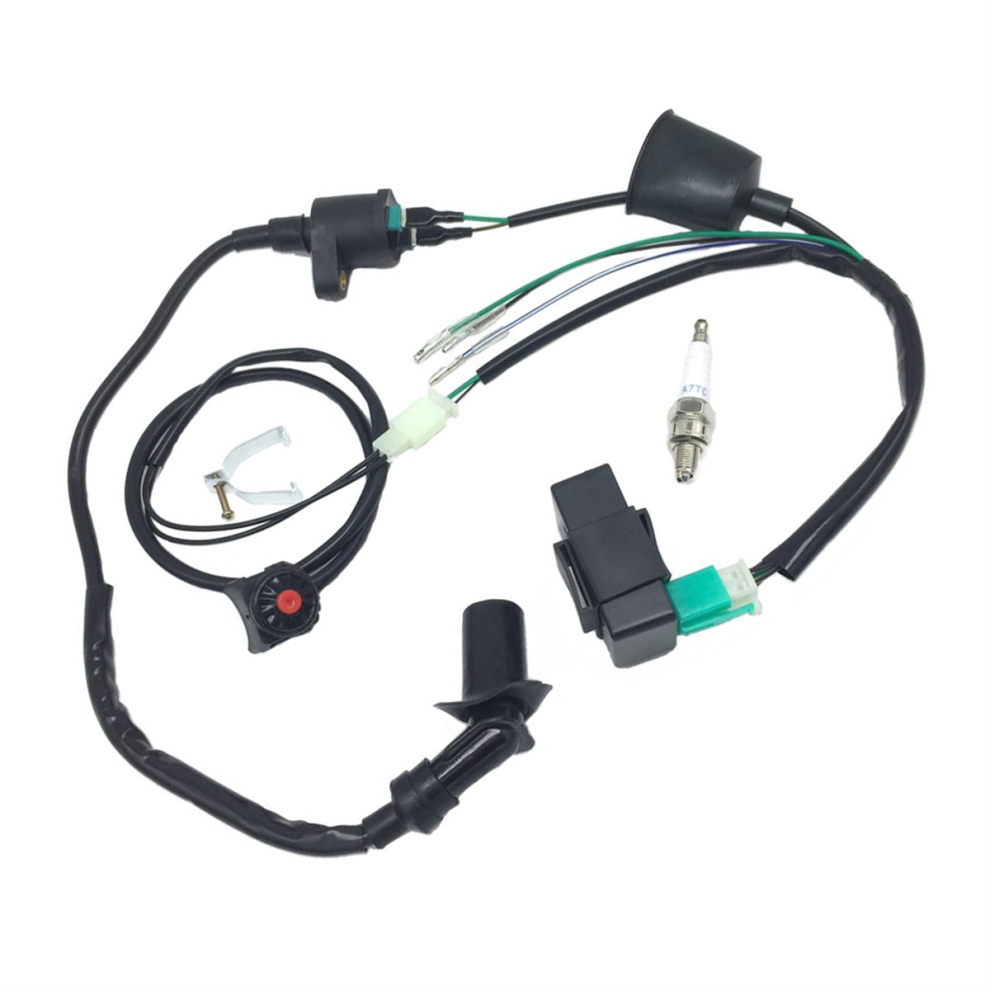 Motors Wiring Harness Kill Switch Ignition Coil Cdi For 50Cc-160Cc Ssr Kick Start Pit Dirt Bike 4853178020679