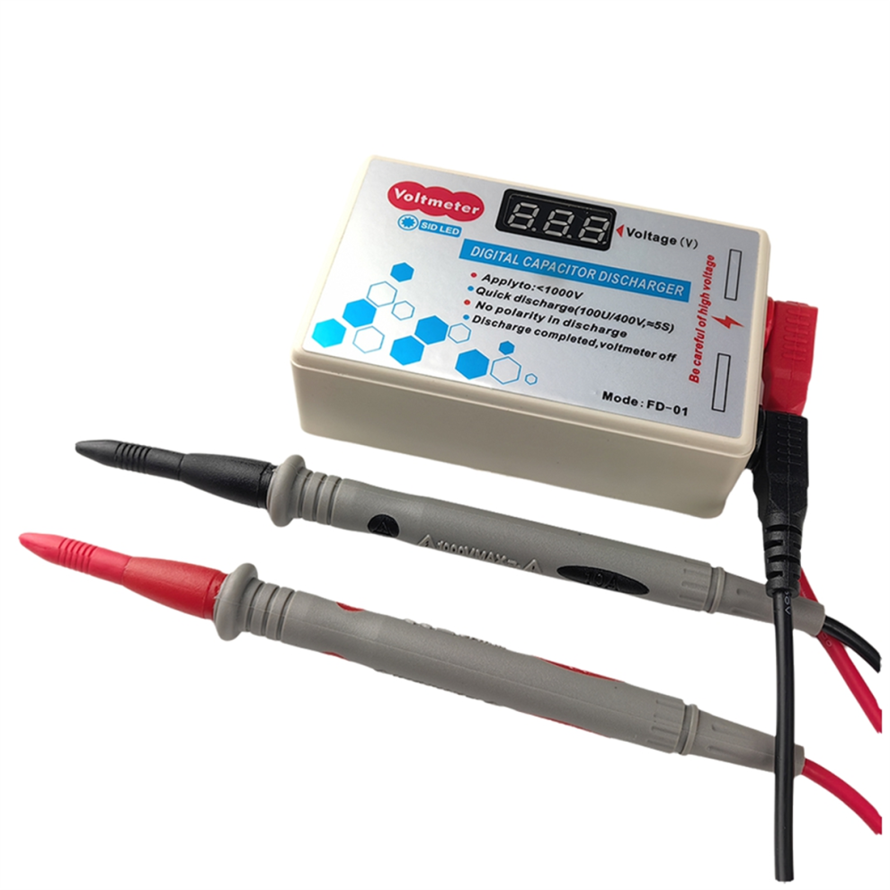 1000V Battery Capacitor Fast Discharge High Voltage Tool Electronic Repair Digital Discharger 4853178020501