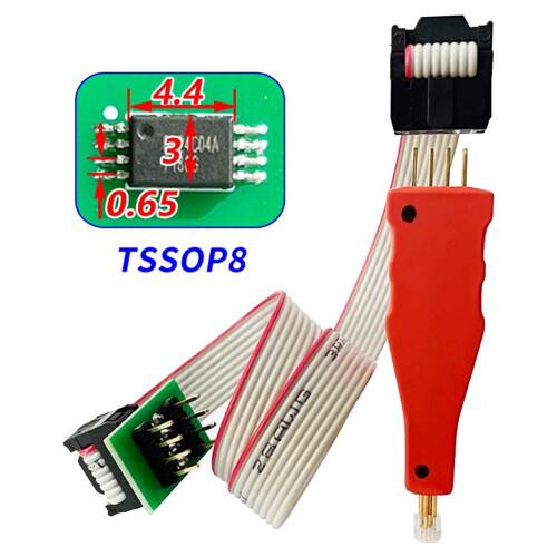 1PCS Chip Burning Probe Test Burner Cable for Car Instrument Program Connection TSSOP8 2