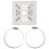Universal Vertical Pole Mount Adapter, with 2 Loops, Wall Mounting Loop Bracket 4