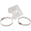 Universal Vertical Pole Mount Adapter, with 2 Loops, Wall Mounting Loop Bracket 8