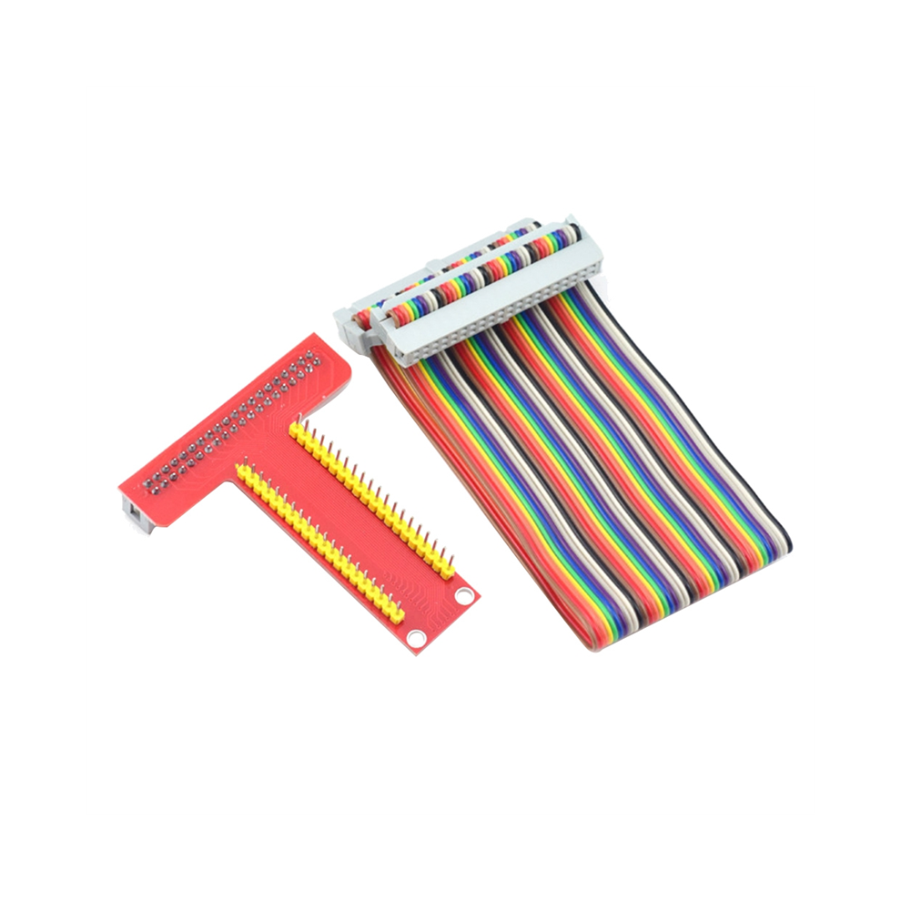 For Gpio T-Type Expansion Board+40Pin Color Cable 4B/3B+/Zero/W 4851748492406
