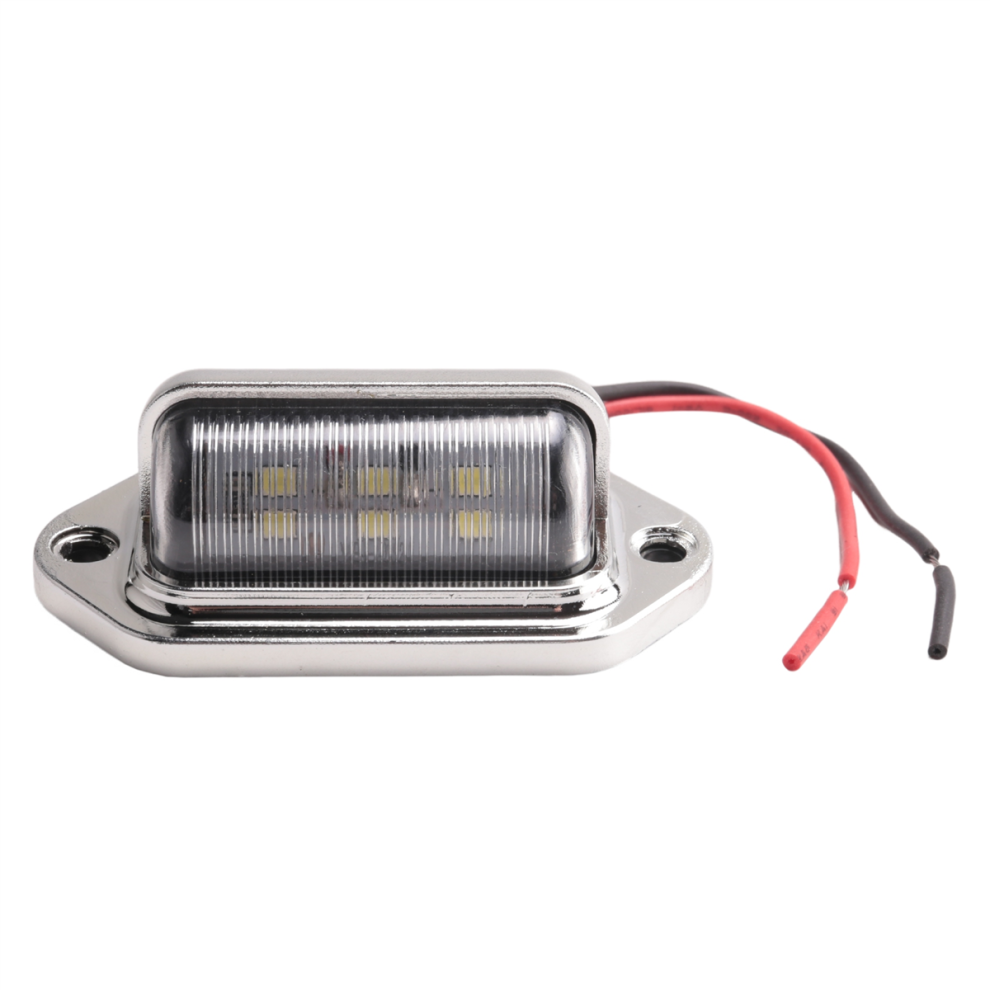 12-24V 6 Led Number License Plate Boat Deck Walkway Step Lamp Rv Trailer Light 4851748499702