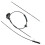 3PCS Engine Hood Release Bowden Cable Wire for X5 E53 2000-2007 51238403219 8