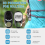 3D Pedometer for Walking Steps and Miles, Portable Step Counter with Distance 4