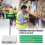 PS21 Digital Scale 200KG Electronic Postal Stainless Steel Floor LCD Backlight Display Portable 3