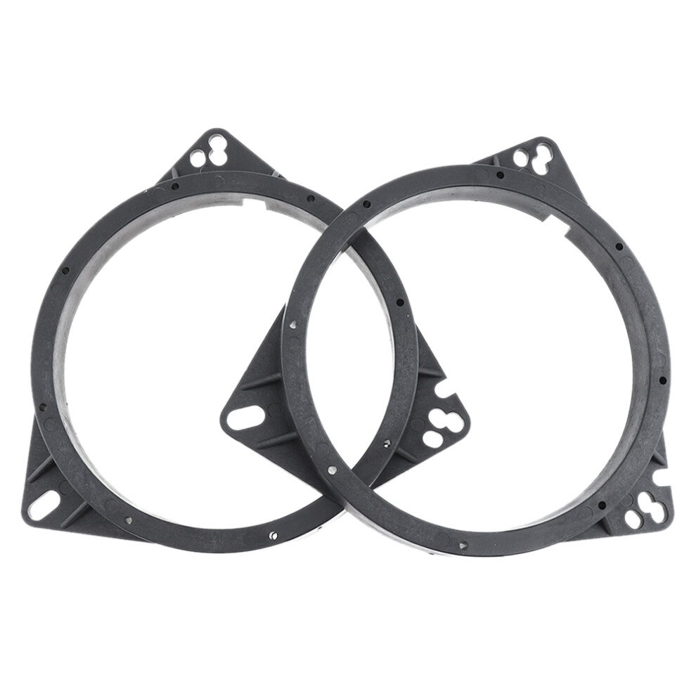 2Pcs 6.5 Inch Car Horn Gasket Solid Speaker Washer Adapter Bracket Suitable For Black 4851748420034