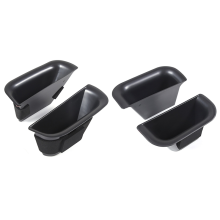 Car Door Handle Storage Box Organizer Tray for Prado FJ120 2003-2009 ,Front+Rear