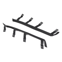 1Pair Black Front Headlight Gasket Upper Bracket Fit for X3 E83 2004-2010 63126939273 63126939274