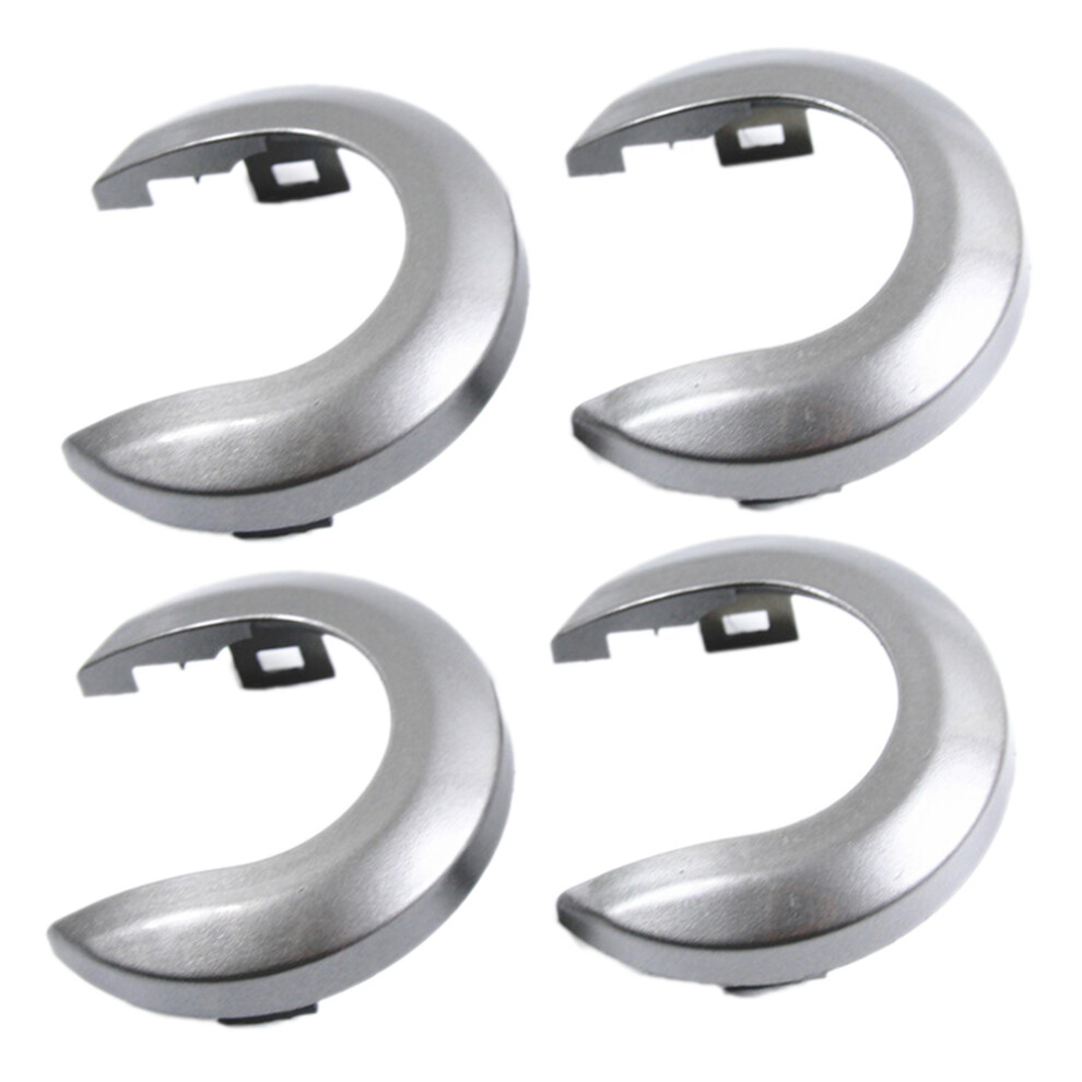4Pcs Car Interior Door Handle Cover Escutcheon For Tiida 2005-2010 1.6 Livina Nv200 Geniss Silver/Gray 4851748430224