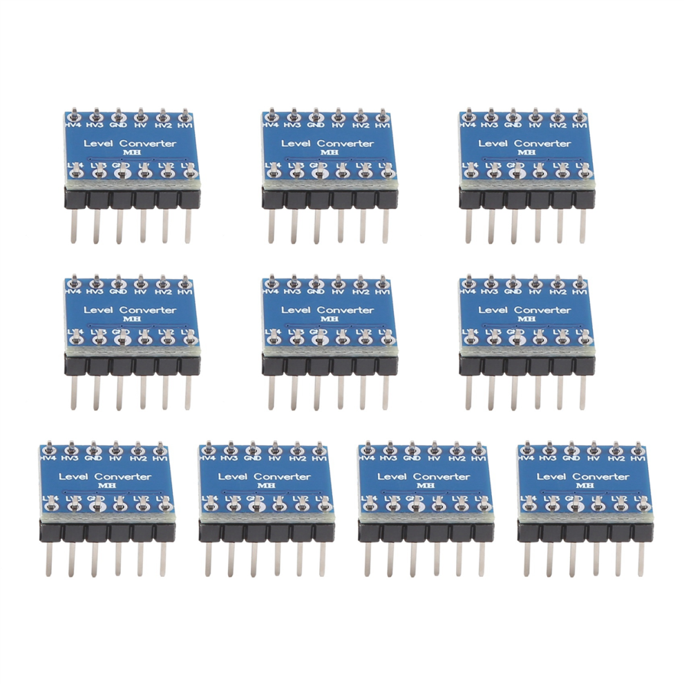 10Pcs 4 Channel Iic I2c Logic Level Converter Bi-Directional Module 3.3V To 5V Shifter For (Pack Of 10) 4851748429235