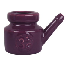 350Ml Ceramic Neti Pot Nose Cleaning Leakproof Spout for Nasal Rinsing Washing Men Women,