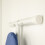 2Pack Ironing Board Hanger,Wall Mounted Holder for Laundry Rooms (Black) 4