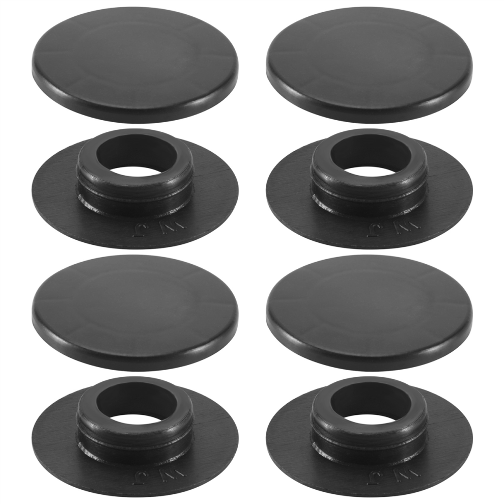 4X Car Mat Carpet Floor Fixing Clips Grips Clamps Nice For - 6680520 Black 4851748436851