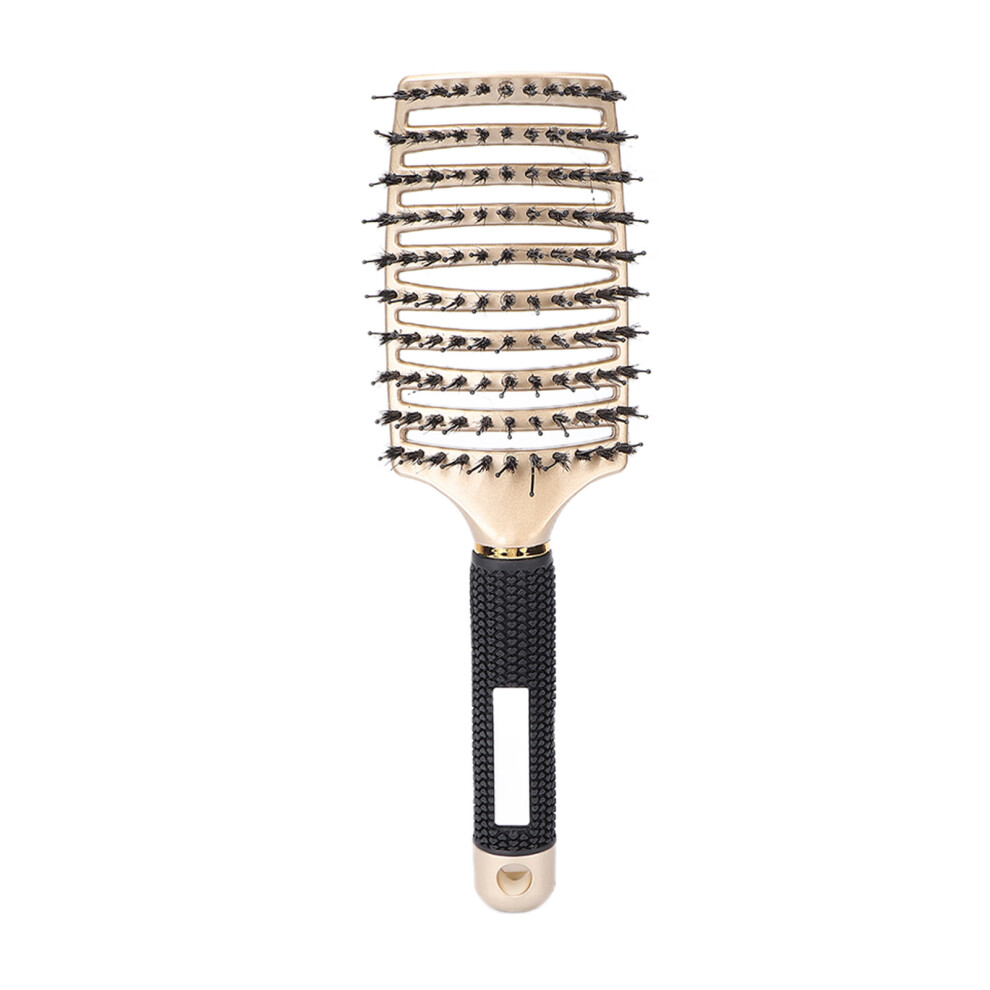 Curved Detangler Brush Nylon Professional Hair