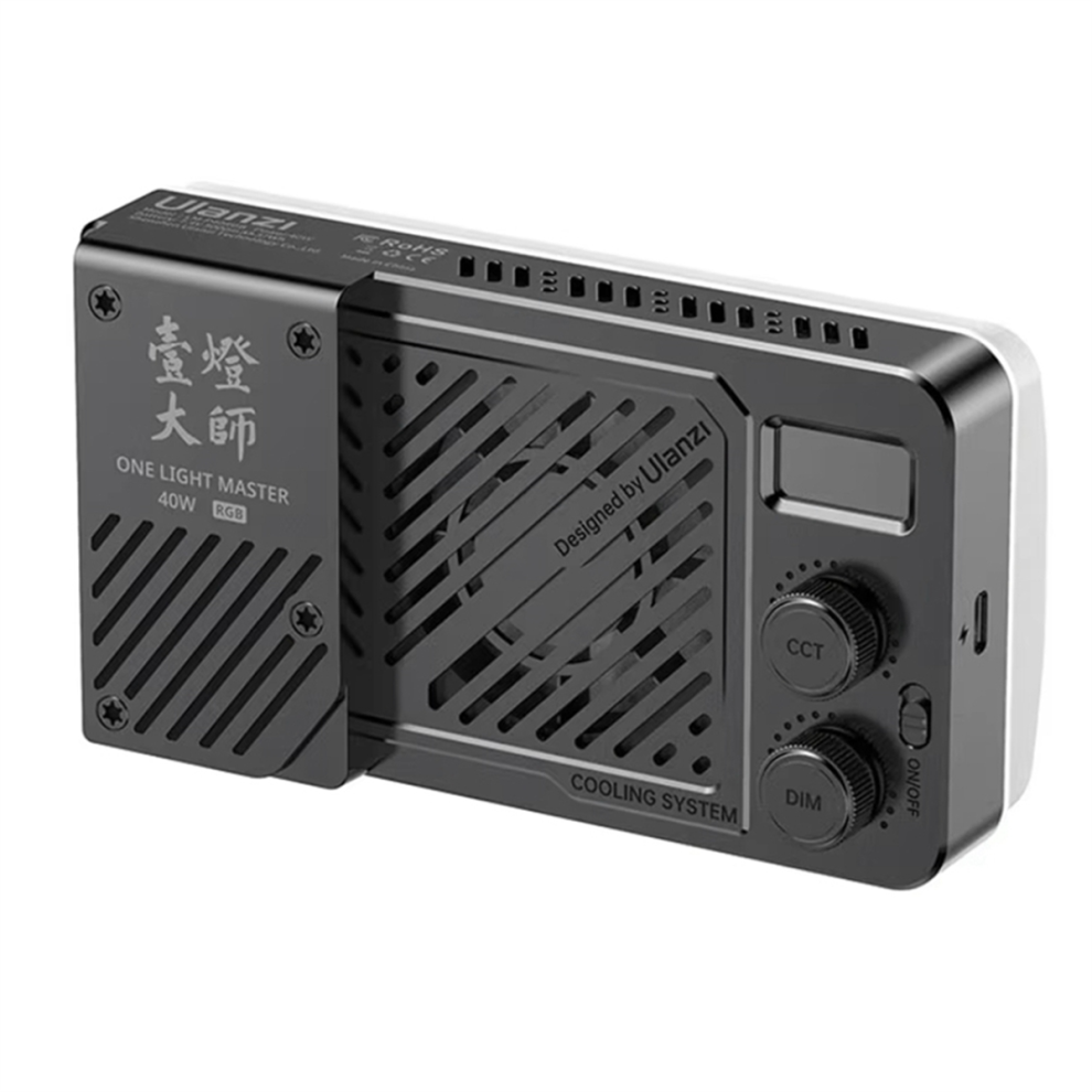P40 Rgb 40W Pro Video Portable Led Photographic Studio With Cooling Fan For Live-Stream Light 4851748442593