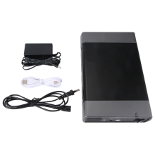 5.25 Inch USB 2.0 External Optical Drive Case Enclosure Box Adapter for XP PC EU Plug