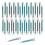 40 Piece Epoxy Mixing Nozzle Electrostatic Tip 50Ml/1.7Oz (1:1/1:2 Ratio) 16 Elements 8