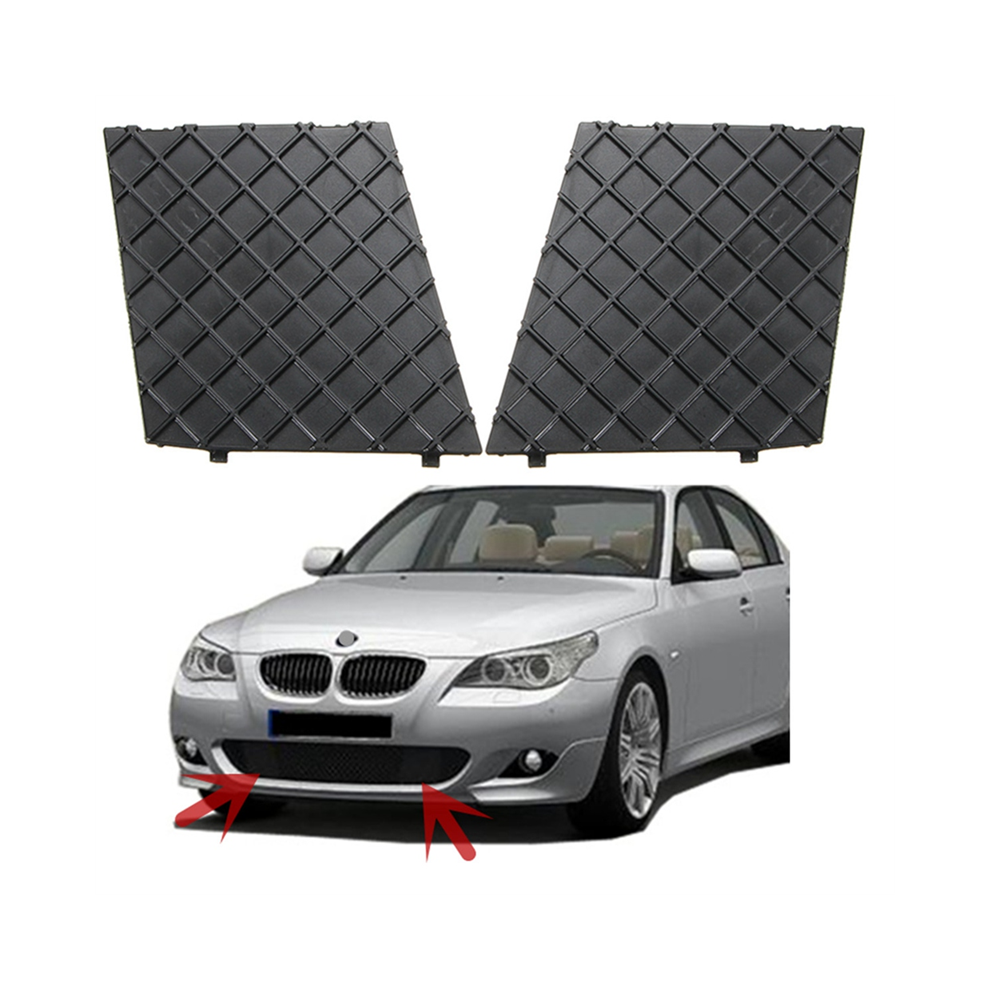 Car Front Bumper Lower Mesh Grill Plate Trim Cover For E60 E61 M 51117897186 51117897184 4851748452622