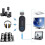 Bluetooth Transmitter Wireless Portable Stereo USB 5.0 Adapter for 3.5mm Audio Devices TV PC Car 5