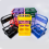 4 Holes Foldable Plastic Beverage Carrier,Reusable Drink Holder with Handle Portable Light 4