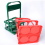 4 Holes Foldable Plastic Beverage Carrier,Reusable Drink Holder with Handle Portable Light 5
