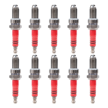 10 Pcs 3-Electrode Spark Plug D8TC for 125Cc 150Cc 200Cc 250Cc Scooter ATV Quads
