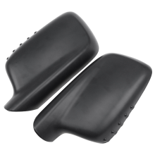 1Pair Car Rearview Mirror Covers Trim Caps for E65 E66 E67 E46 Coupe 51167074236 51167074235 Black