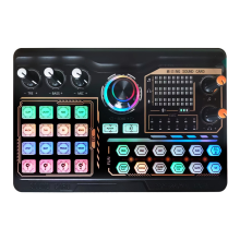 P300 Professional Podcast Live Sound Card for PC Smartphone Laptop Computer Vlog Recording Streaming