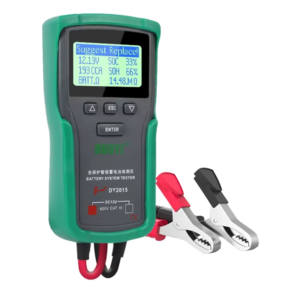 12V Car Battery Tester Digital Auto Load Ac Tool Automotive Starting Type Lead-Acid Batteries Analyzer Dy2015 4851965814142