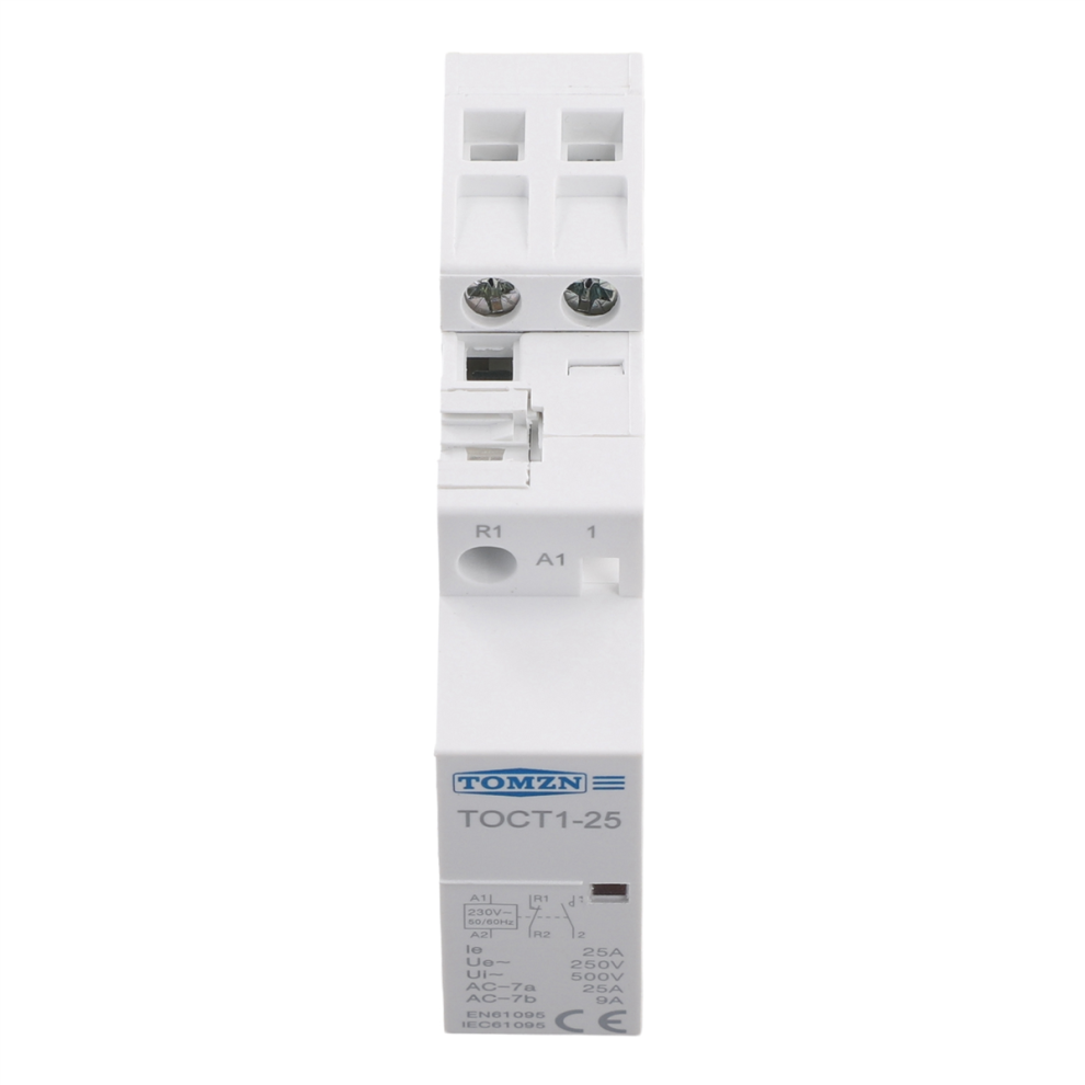 Toct1-25 2P 25A 1No 1Nc 220V/230V 50/60Hz Din Rail Household Ac Modular Contactor 1No1nc Ac 4851965813466