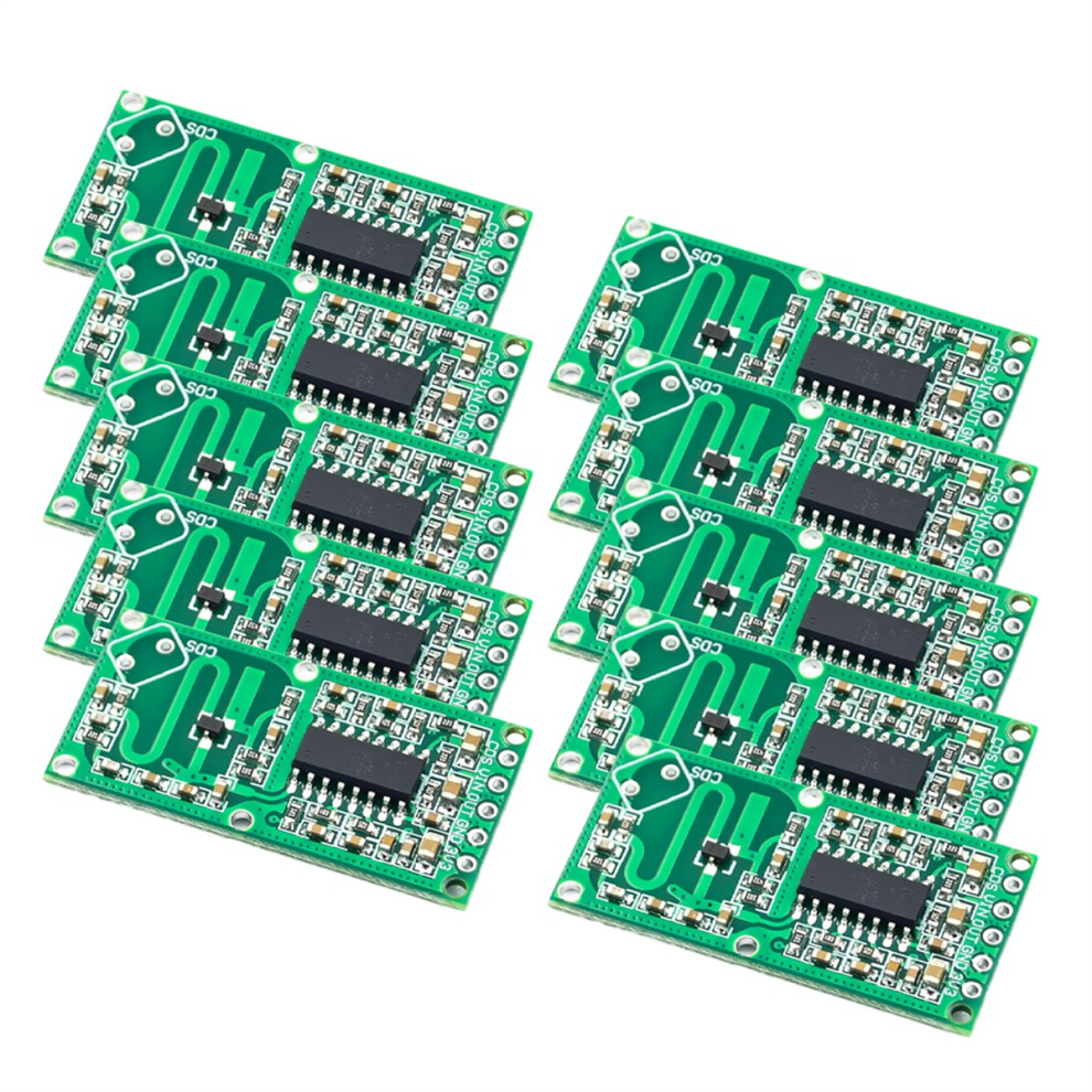 10Pcs Rcwl-0516 Microwave Radar Sensor Switch Board Rcwl 0516 Human Body Induction Intelligent Module 12M 4851965812407