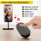 Bluetooth Camera Remote Shutter with Zoom and Front/Rear Switch,Video Control Selfie Stick 3
