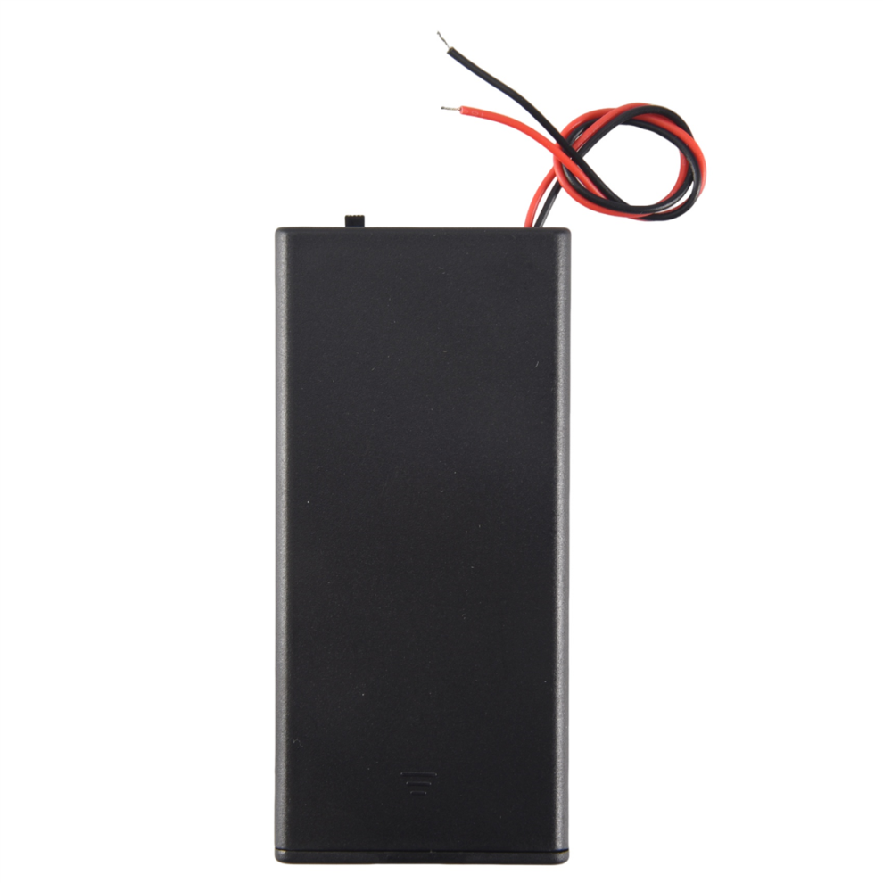 3.7V 2X 18650 Battery Holder Connector Storage Case Box On/Off Switch With Lead 4851965817013