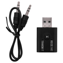 Mini Wireless Bluetooth Receiver Adapter 5.0 Audio Transmitter Stereo Dongle Aux USB 3.5 mm for Laptop Tv Pc