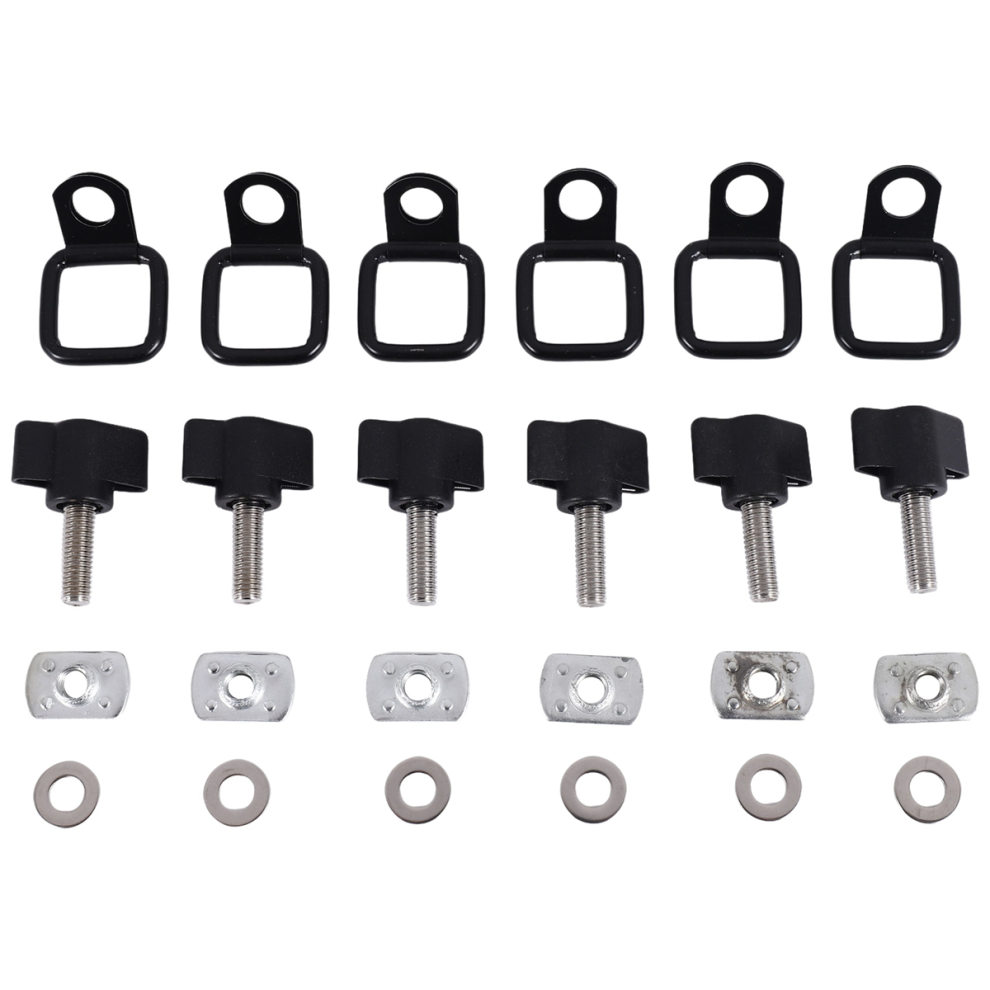 Hardtop Quick Removal Thumb Screw Kit For Cj Yj Tj Jk Jku 4851965821577