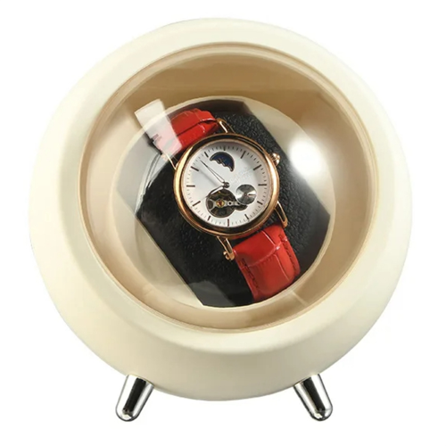 Watch Winder for Automatic Watches Box (Creamy-White) 1
