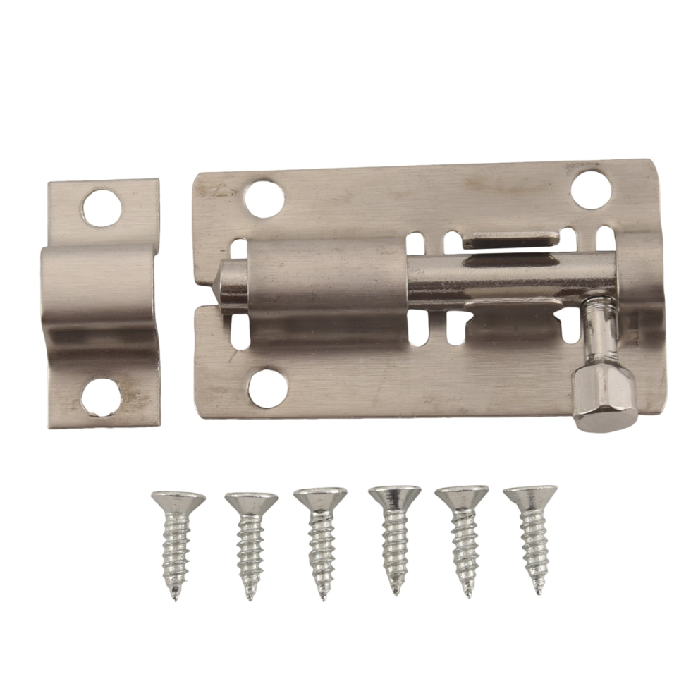 Door Lock Slide Bolt For Bathroom, Toilet, Shed, Bedroom, Furniture Catch Latch 4851965862419