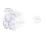 PVC Plastic Suction Cup Hook 40mm 12 Pcs Clear Blue 7