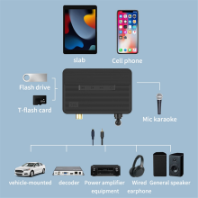 Bluetooth 5.3 Receive Transmitter Adapter HIFI Sound Quality NFC Remote Control Stereo AUX Coaxial Fiber Optic