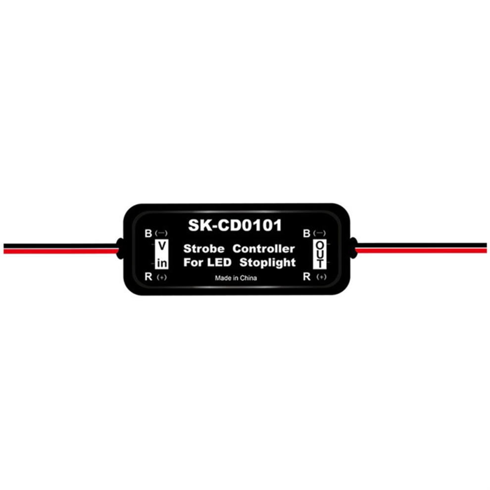 Strobe Controller Brake Flasher Module For Car Led Stop Lamp 12V-16V Flash Tail Stop, Sk-Cd0101 Light 4851965880857