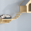 Cat Hammock Climbing Frame Wall Ladder, Connector, Small Solid Wood 7