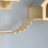 Cat Hammock Climbing Frame Wall Ladder, Connector, Small Solid Wood 5