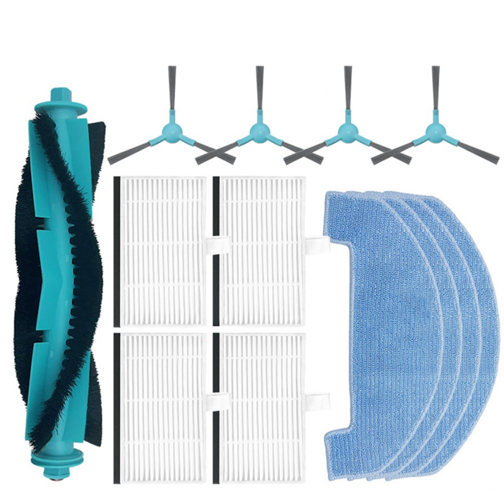 For Trouver E10, E20 / D10, T10 Lite Series Main Side Brush Filter Mop Cloth Parts-image-OPC-PJPJYRD-NEW