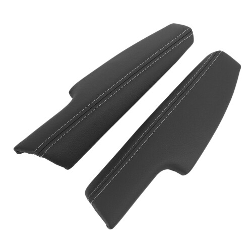 Car Door Armrest Decor Cover Leather Panels Pad Handle for 2014-2017 E170 2