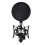Professional Microphone Mic Shock Mount with Shield Articulating Head Holder Stand Bracket for Studio Broadcast 8