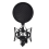 Professional Microphone Mic Shock Mount with Shield Articulating Head Holder Stand Bracket for Studio Broadcast 1