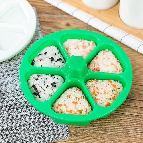 1Pcs DIY Sushi Mold Onigiri Rice Ball Food Triangular Maker Kit Kitchen Bento Accessories 2