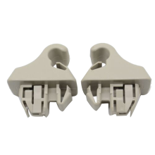 2Pcs Beige Sun Visor Hook Holder Clip MR779704 MR779705 for Montero MK3 2000-2006 Sunvisor Hanger